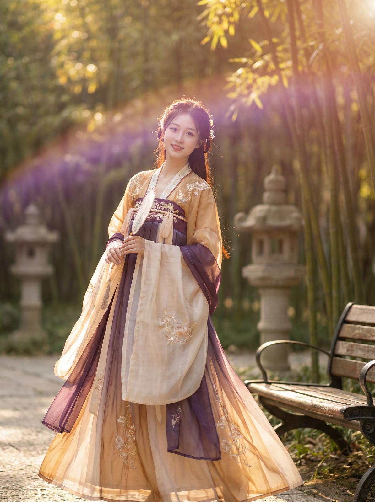 学生情侣古风汉服传媒